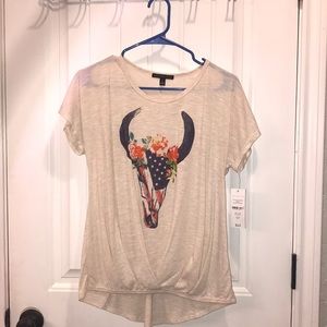 Signature Studio Cow Skull Shirt